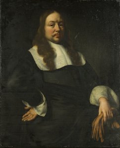 Portrett av en mann av Dutch School