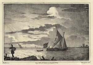 Sjølandskap av Dutch School