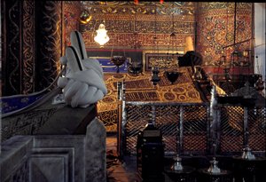 Utsikt over mausoleet til Mevlana (Celaleddin Rumi)