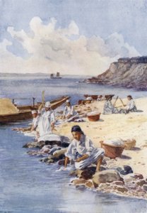 Korean women washing clothes in a river (colour litho)   1317544   no       norwegian Successfully Translated  Original: Wilson Cary Nicholas Translat: Wilson Cary Nicholas 1309464 no norwegian Successfully Translated Original: Study of Two Soldiers Swordf av E.H. Fitchew
