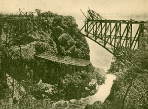 Bygge Zambesi Railway Bridge, c1930. av ENA