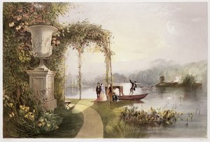 The Lake, Trentham Hall Gardens, fra 