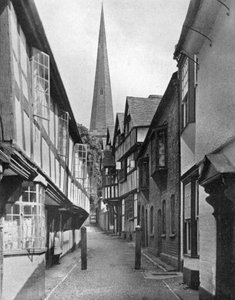 Church Lane, Ledbury, Herefordshire, 1924-1926.