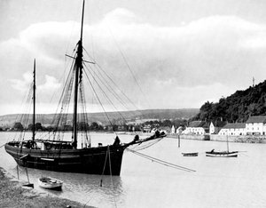 Minehode fra havnemuren, Somerset, 1924-1926.