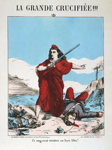 Allegori av det republikanske Frankrike, 1871. av E. Courtaux