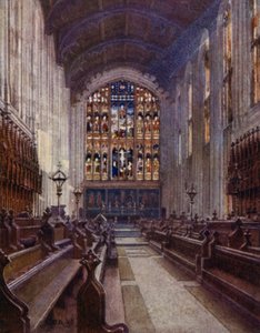 Eton: Upper Chapel (farge litho)