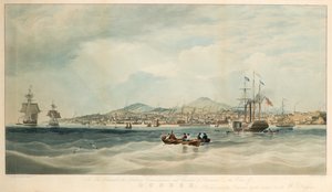 Utsikt over Dundee fra elven av E. Duncan