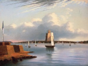 Baltimore havn, 1852 av E. G. Coates