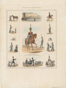 Kjoleuniformer fra Izmailovsky-regimentet, 1840 av E. Gilbertson