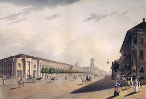 Gostiny Dvor, St. Petersburg, 1820-årene av E. I. Yessakov