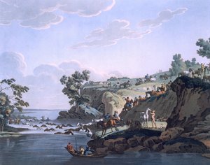 Hester som krysser en elv, 1812-13
