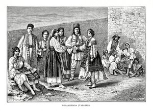 Wallachians, 1879. av Etienne Antoine Eugene Ronjat