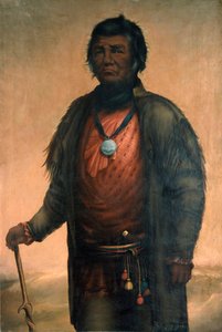 Portrett av Shabbona, Potawatomi-sjef, 1859