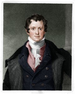 Humphry Davy, engelsk kjemiker, 1833 av E. Scriven