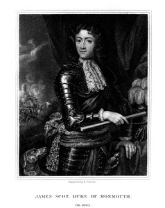 James Scott, 1. hertug av Monmouth, anerkjent av noen som James II av England, 1826.