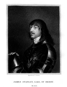 James Stanley, 7. jarl av Derby, Royalist-tilhenger, 1824. av E. Scriven