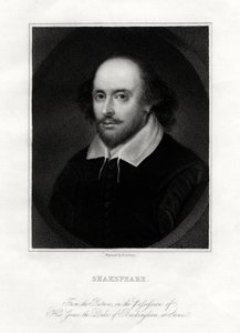 William Shakespeare, engelsk dramatiker, 1800-tallet. av E. Scriven