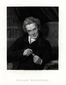 William Wilberforce, engelsk anti-slaveri-kampanje, 1800-tallet. av E. Scriven