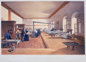 Sykehusavdeling, Scutari, Tyrkia, 1856 av E Walker