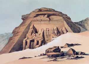 'Abu Simbels tempel', 1842-1845