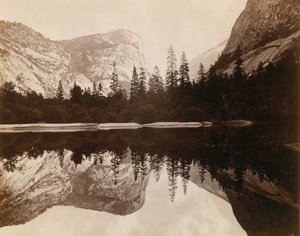 Mirror Lake, Valley of the Yosemite, 1872. av Eadweard Muybridge