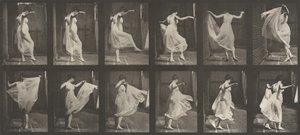 Tallerken nummer 188. Dancing fancy, 1887. av Eadweard Muybridge