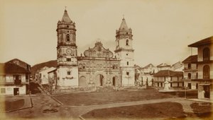 Katedral, Panama av Eadweard Muybridge