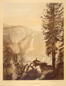 Falls of the Yosemite av Eadweard Muybridge