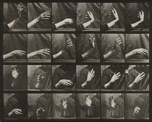 Bevegelse av hånden; slå tid av Eadweard Muybridge