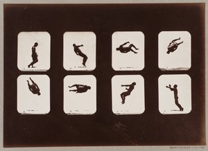 Plate 106. Idrettsutøvere, Twisting Summersault av Eadweard Muybridge