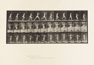 Plate 170. Fra stein til stein over en bekk, 1885 av Eadweard Muybridge