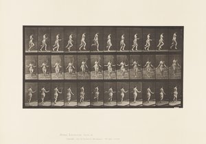 Plate 174. Løping og hopping med hoppetau, 1885 av Eadweard Muybridge