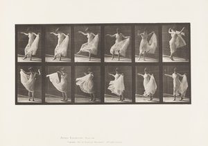 Tallerken 189. Dans (fancy) av Eadweard Muybridge