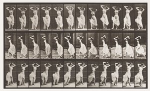 Tallerken 190. Dansing (Nautch) av Eadweard Muybridge