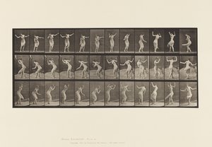 Tallerken 191. Dans (fancy) av Eadweard Muybridge