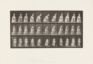 Plate 198. Courtseying, 1885 av Eadweard Muybridge