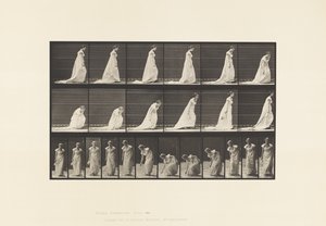 Plate 209. Bøye og løfte et håndtørkle, 1885 av Eadweard Muybridge