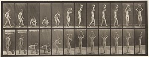 Plate 222. Bøye og løfte vannkrukken til hodet og snu av Eadweard Muybridge