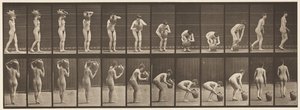 Tallerken 225. Fjerning av vannkrukken fra skulderen til bakken av Eadweard Muybridge