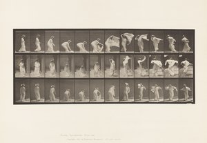 Plate 233. Løftesjal, legge rundt skuldre, snu av Eadweard Muybridge