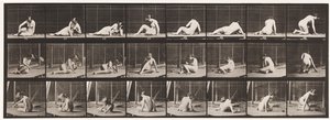 Plate 266. Snu og endre posisjon mens du fortsatt er på bakken av Eadweard Muybridge