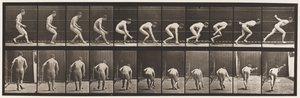 Plate 287. Base-ball; Løpe og plukke opp ball av Eadweard Muybridge