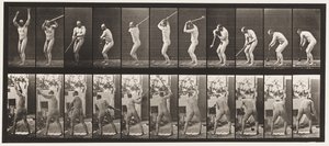 Plate 308. Throwing the Hammer, 1885 av Eadweard Muybridge