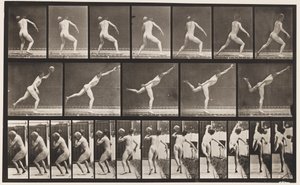 Plate 316. Heaving a 20-lb Rock, 1885 av Eadweard Muybridge