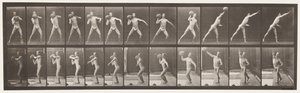 Plate 319. Heaving a 75 lb Rock av Eadweard Muybridge