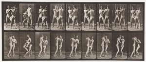 Plate 337. Boksing; Åpen hånd av Eadweard Muybridge