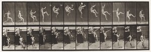 Plate 366. Running, Hitch and Kick av Eadweard Muybridge