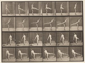 Plate 370. Første ballettaksjon av Eadweard Muybridge