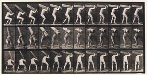 Plate 383. Løfting av en stokk på skulderen av Eadweard Muybridge