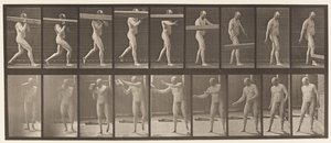 Plate 384. Løfting av en stokk på skulderen av Eadweard Muybridge